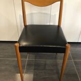 Set of 4 Baumann chairs, “Silva” model, Scandinavian design, 1970s