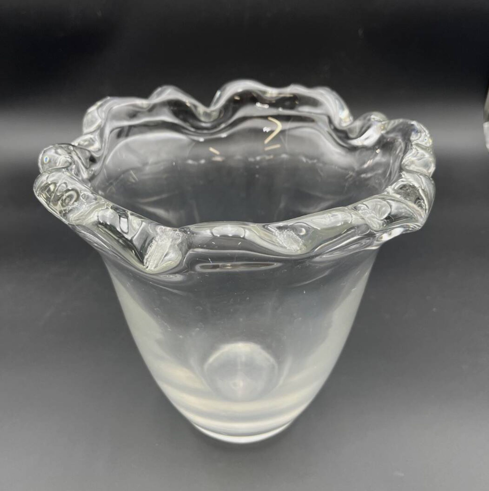 Large Daum crystal vase, France, 20th century - 656015
