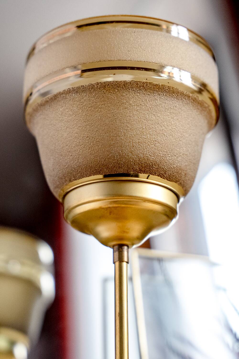 Lampe à poser avec globe vintage