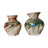 Vases en terre cuite flammée