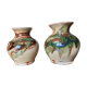 Flamed terracotta vases
