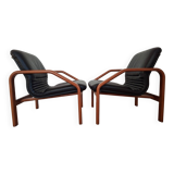 Pair of armchairs Italy 90s