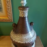 Large vintage ceramic lamp stand70'S