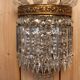 Pair of crystal sconces from the house baccarat, crinoline model