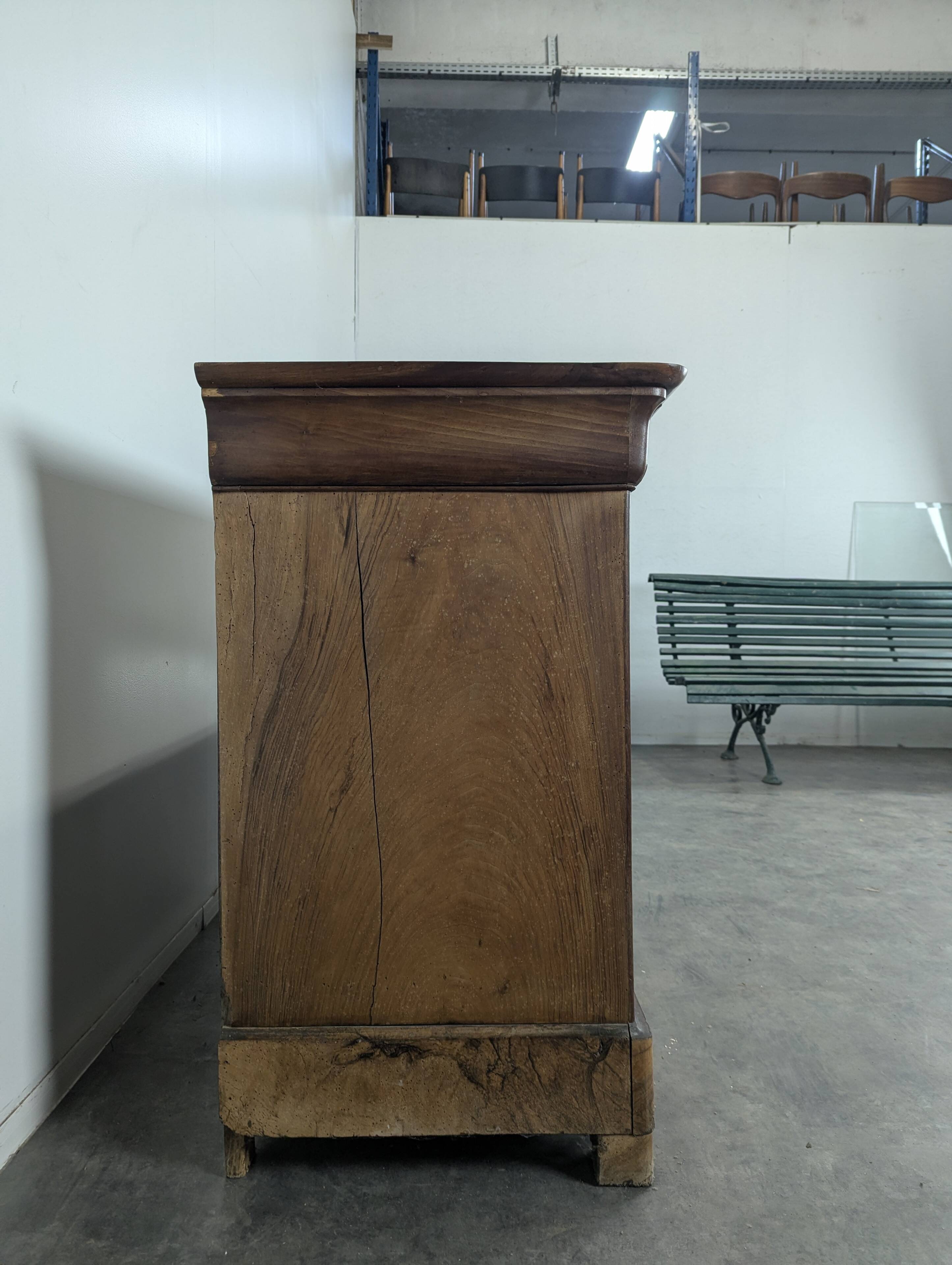 Flamed Mahogany Commode from the Louis Philippe period