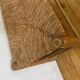 Banc en bois paillé