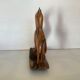 Empty ashtray wooden bird pocket