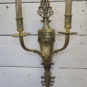 Louis XVI style wall lamp in bronze