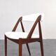 Teak & Boucle Chairs Model 31 by Kai Kristiansen for Schou Andersen, 1960s,