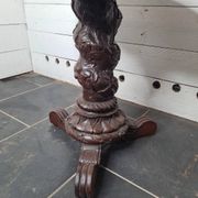 Pedestal table, oak coffee table
