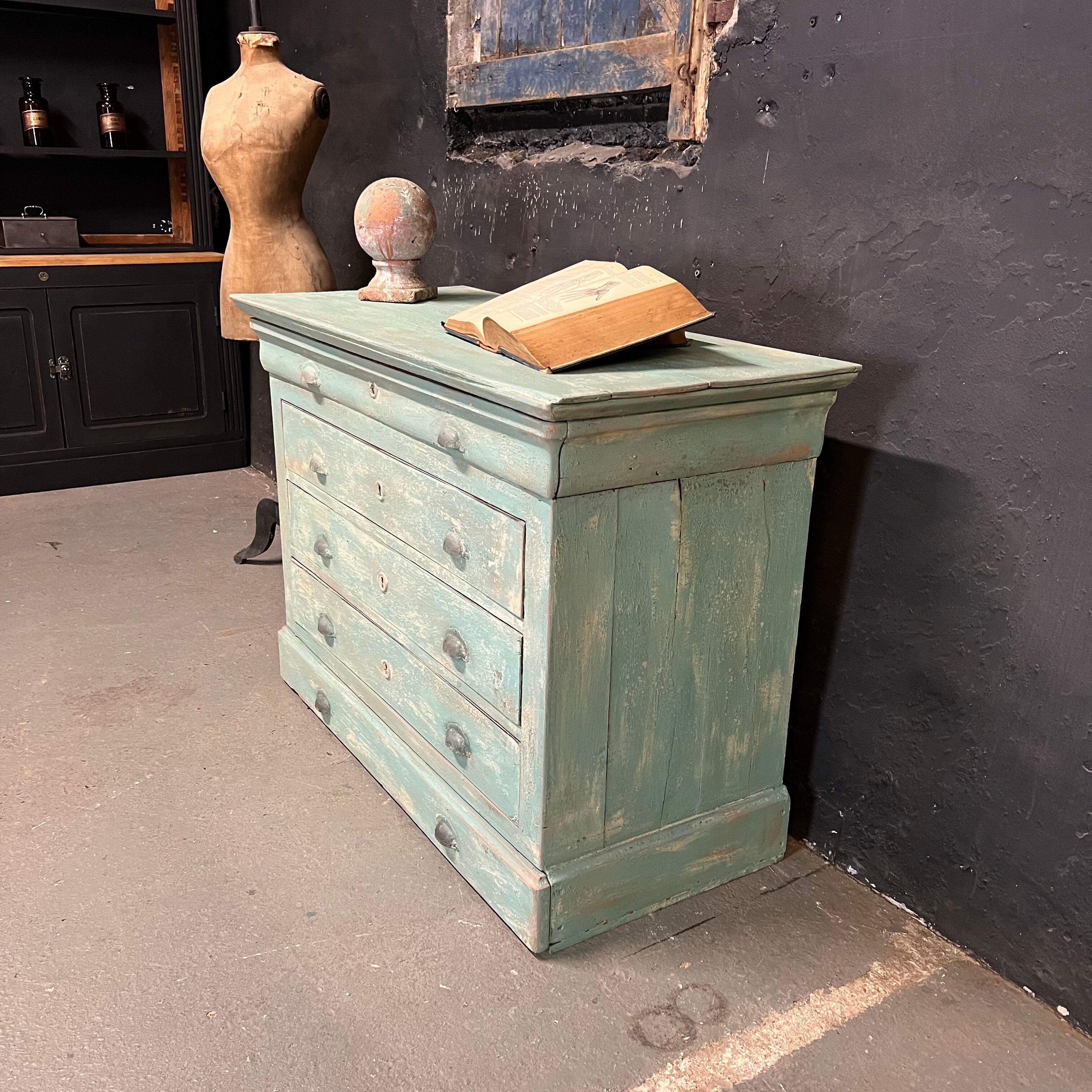 Commode ancienne Louis Philippe patinée