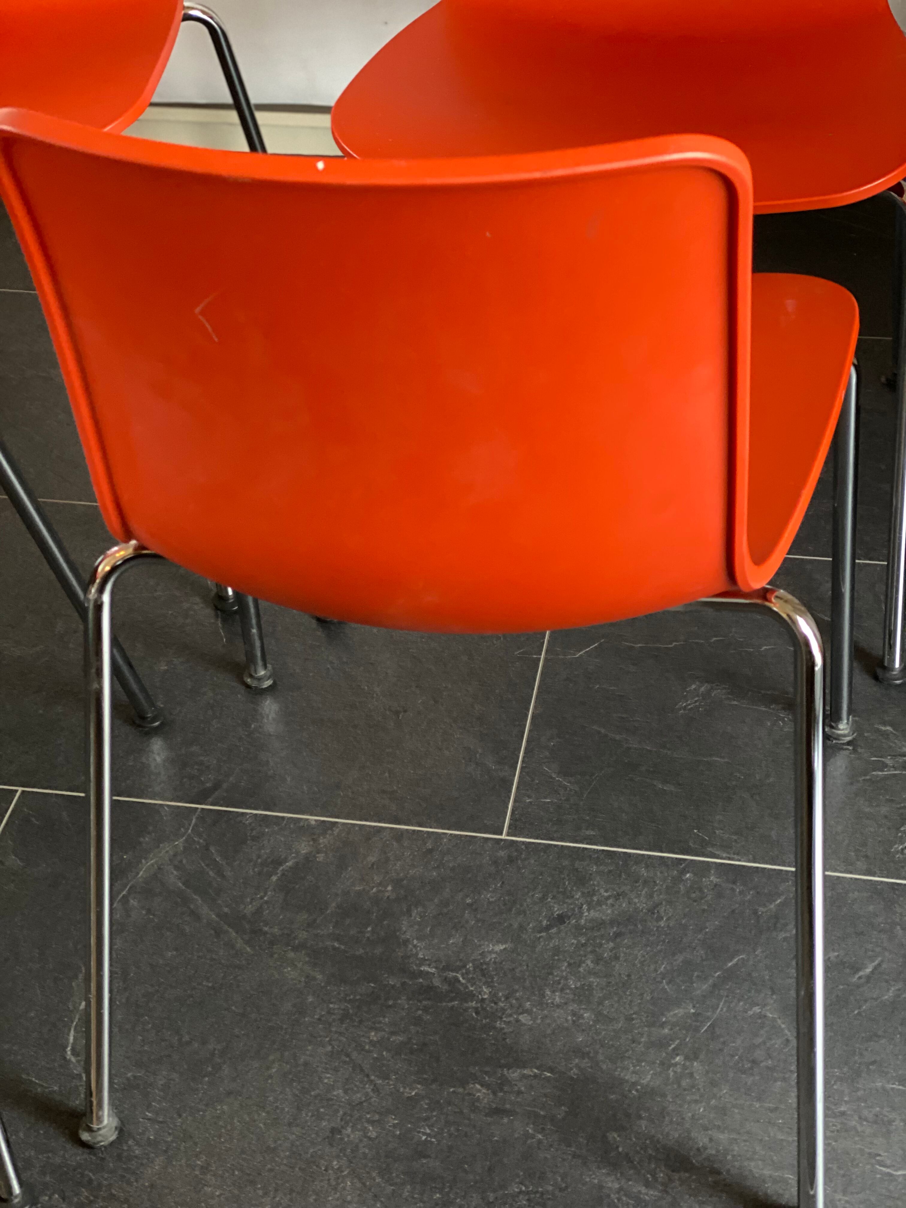 Set of four Vitra HAL chairs