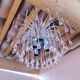 Chandelier Murano Venini tassels drops