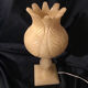 Mood lamp to pose albatre flower shape tulip art deco 60s