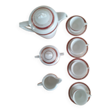 Ceranord coffee service, Saint Amand, Empire model