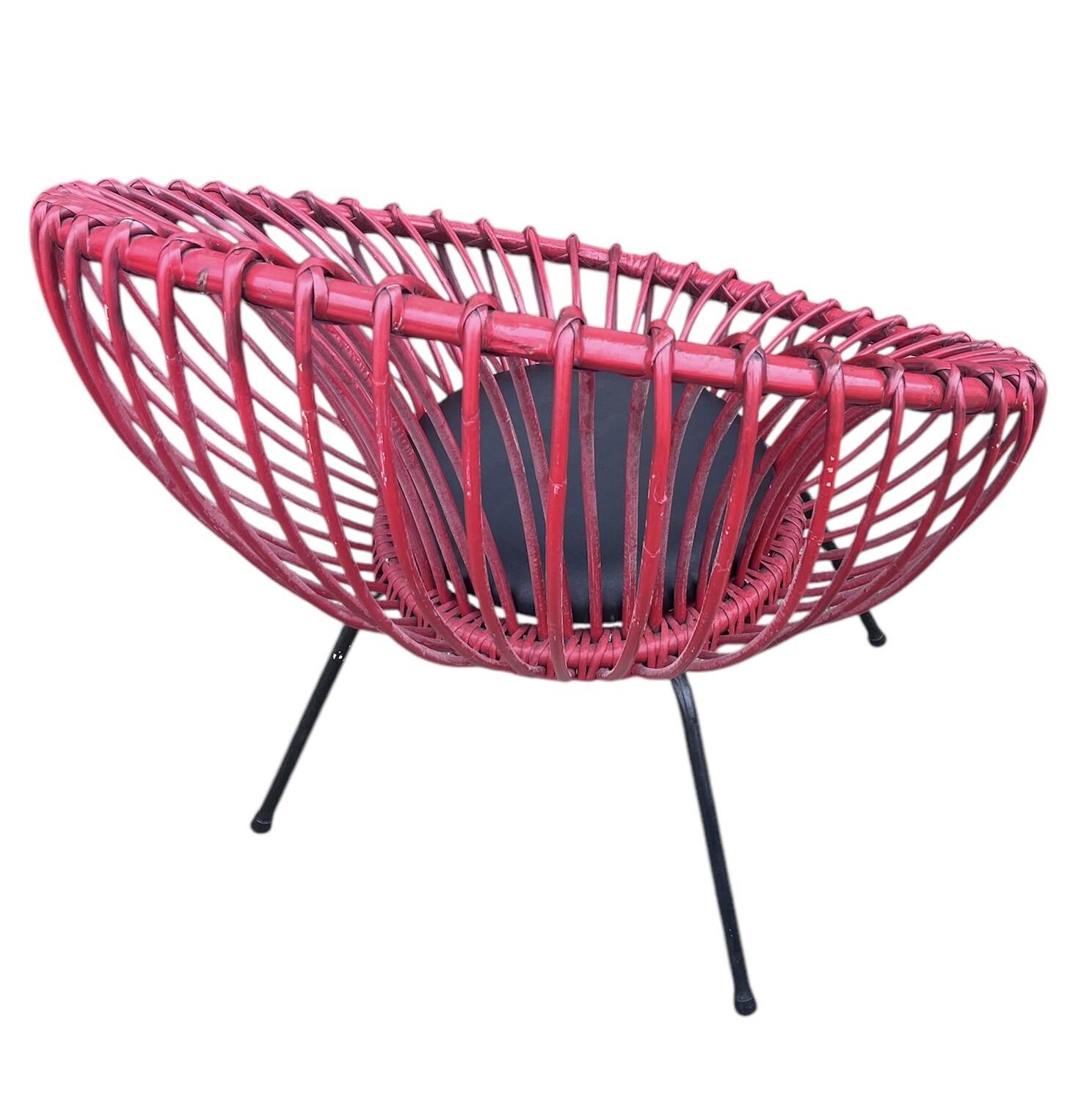 Rattan armchair