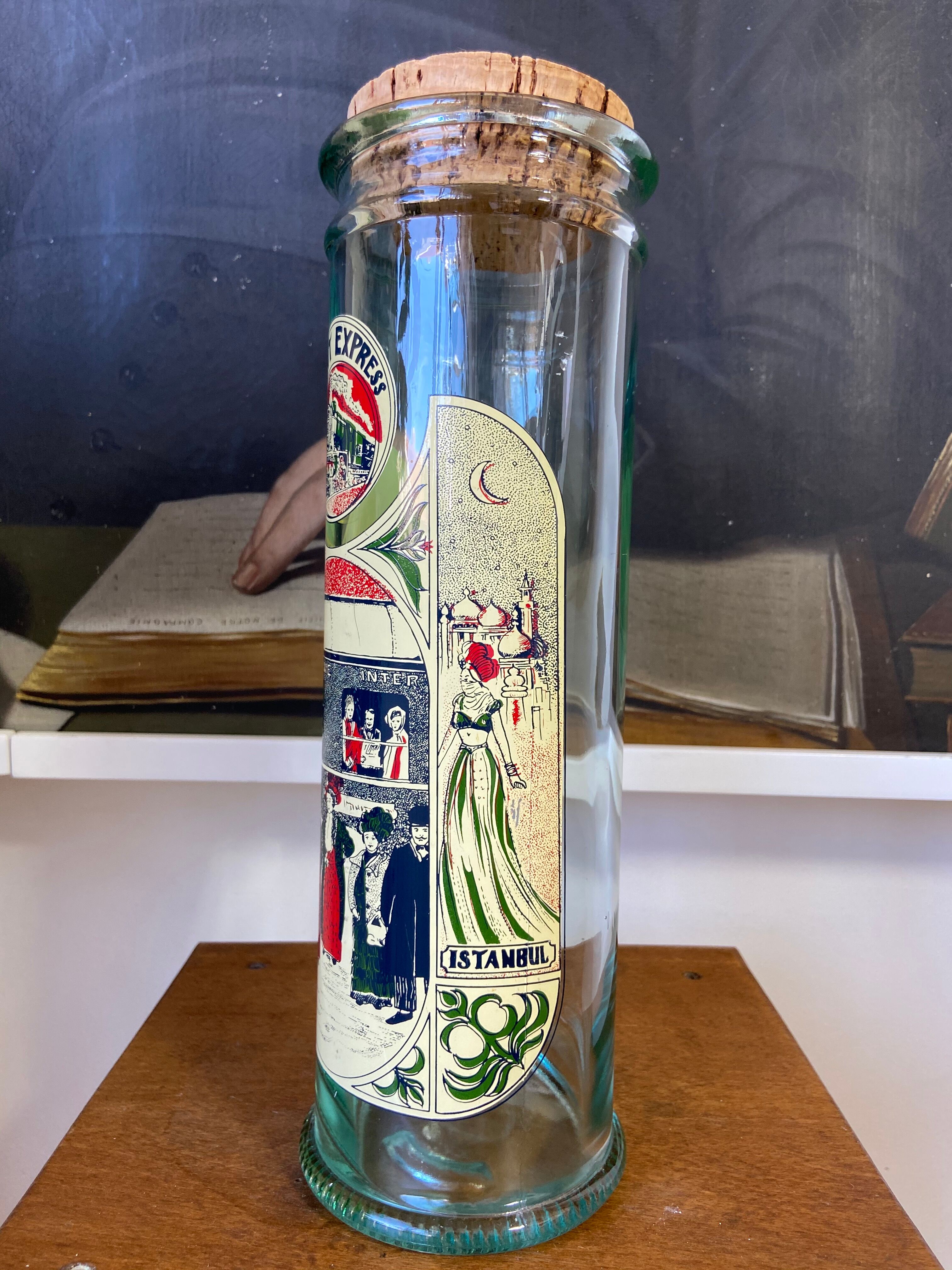 Glass jar "Orient Express"