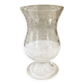 Biot bubble glass tealight candle holder, ca. 1980