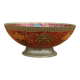 Decorative bowl in hammered brass, oriental style