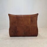 Montis “The Rock” Sofa In Brown Leather By Gerard Van Den Berg, 1970s