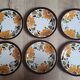 Set of 6 Boch Paradisio plates