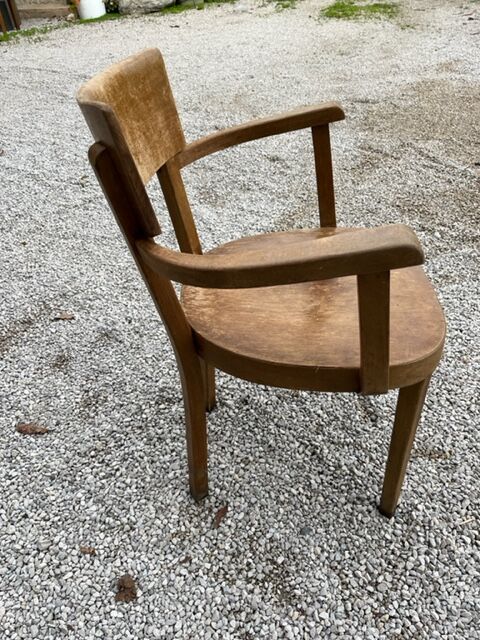 Set of 3 armchairs Baumann 1950