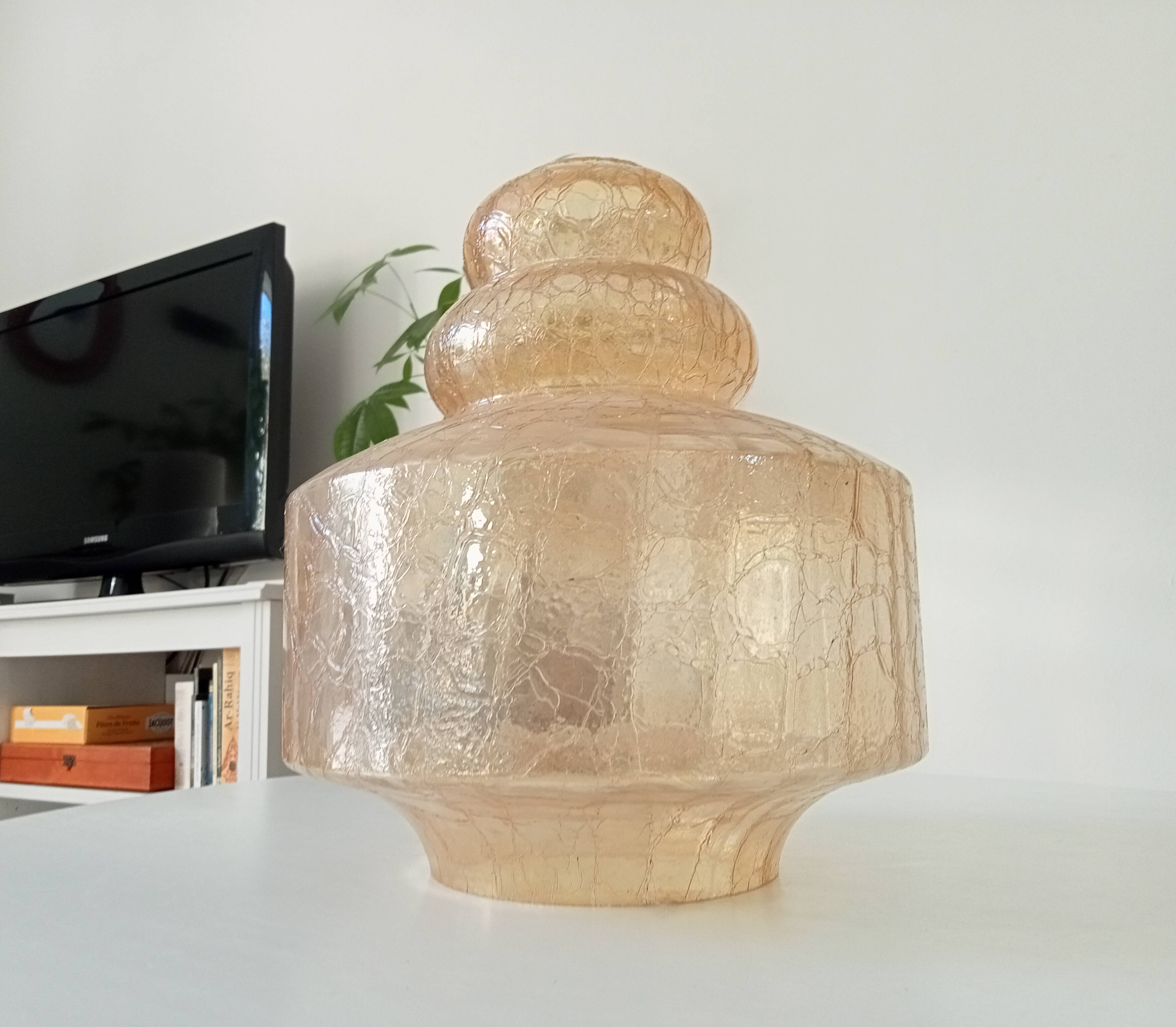 Vintage pendant lampshade from the 70s