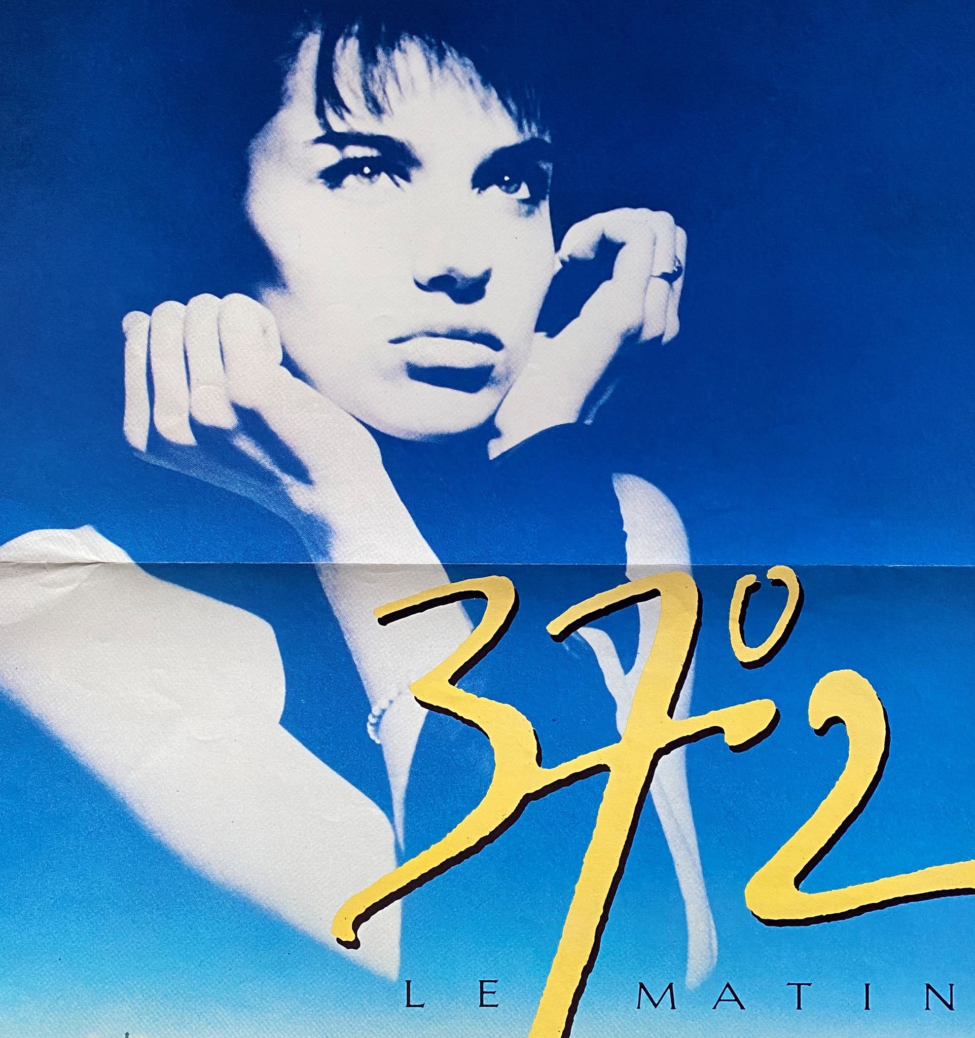 Original cinema poster "37°2 in the morning" Jean-Jacques Beineix 40x60cm 1986