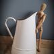 White enamelled broc P