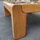 Vintage elm coffee table 1970