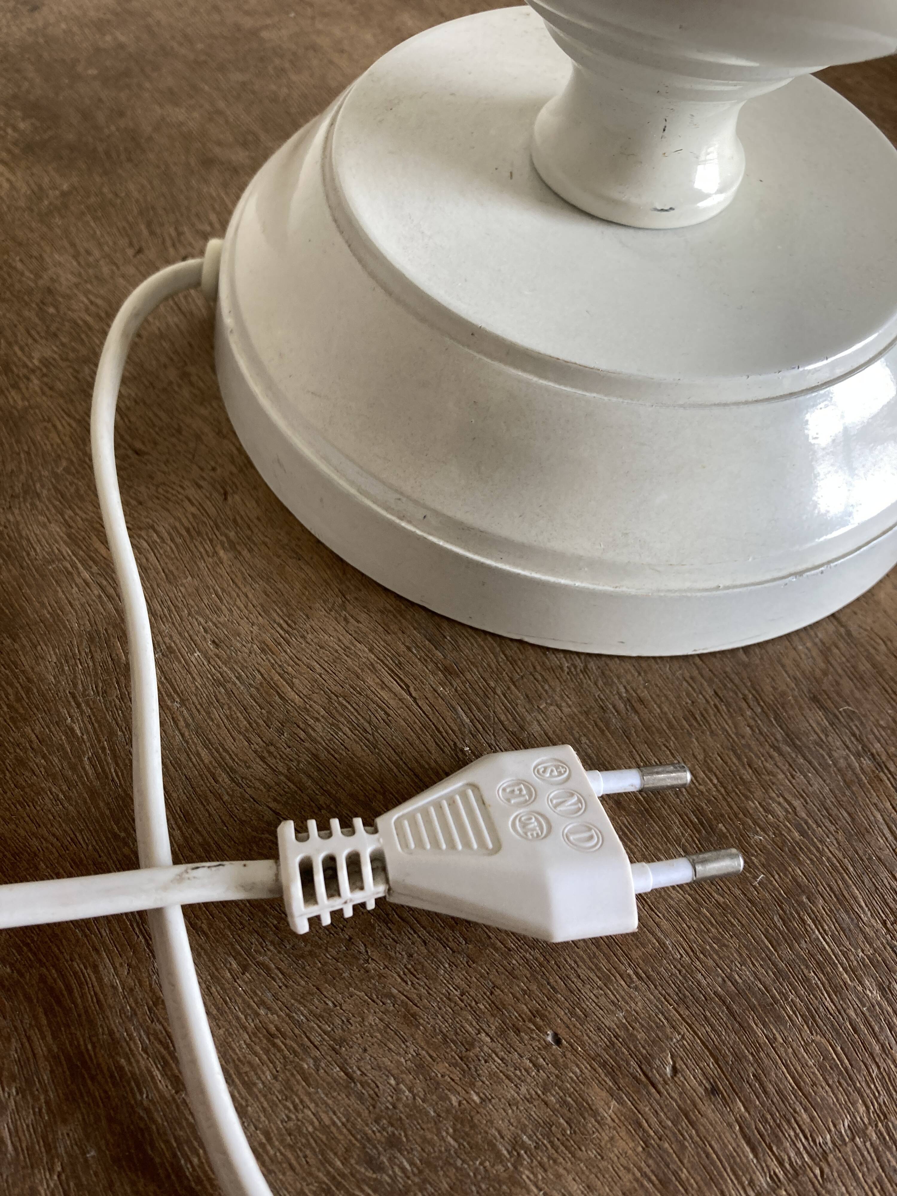 XXL cast iron baluster lamp 1970 Carnaby William Morris Revival