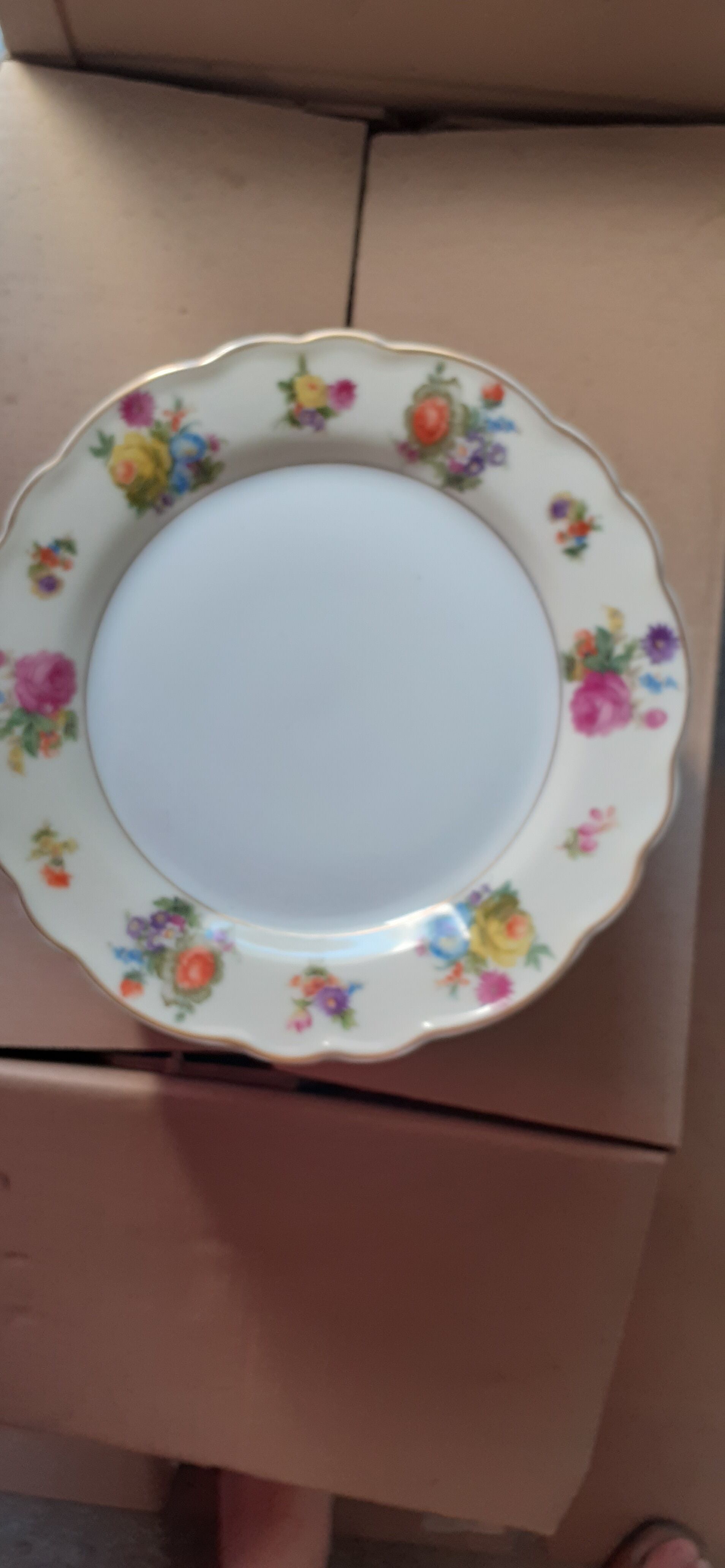 12 plates dessert Limoges 40s brand Ulim