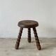Antique wooden tripod stool