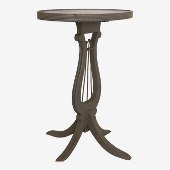 Lyre pedestal table