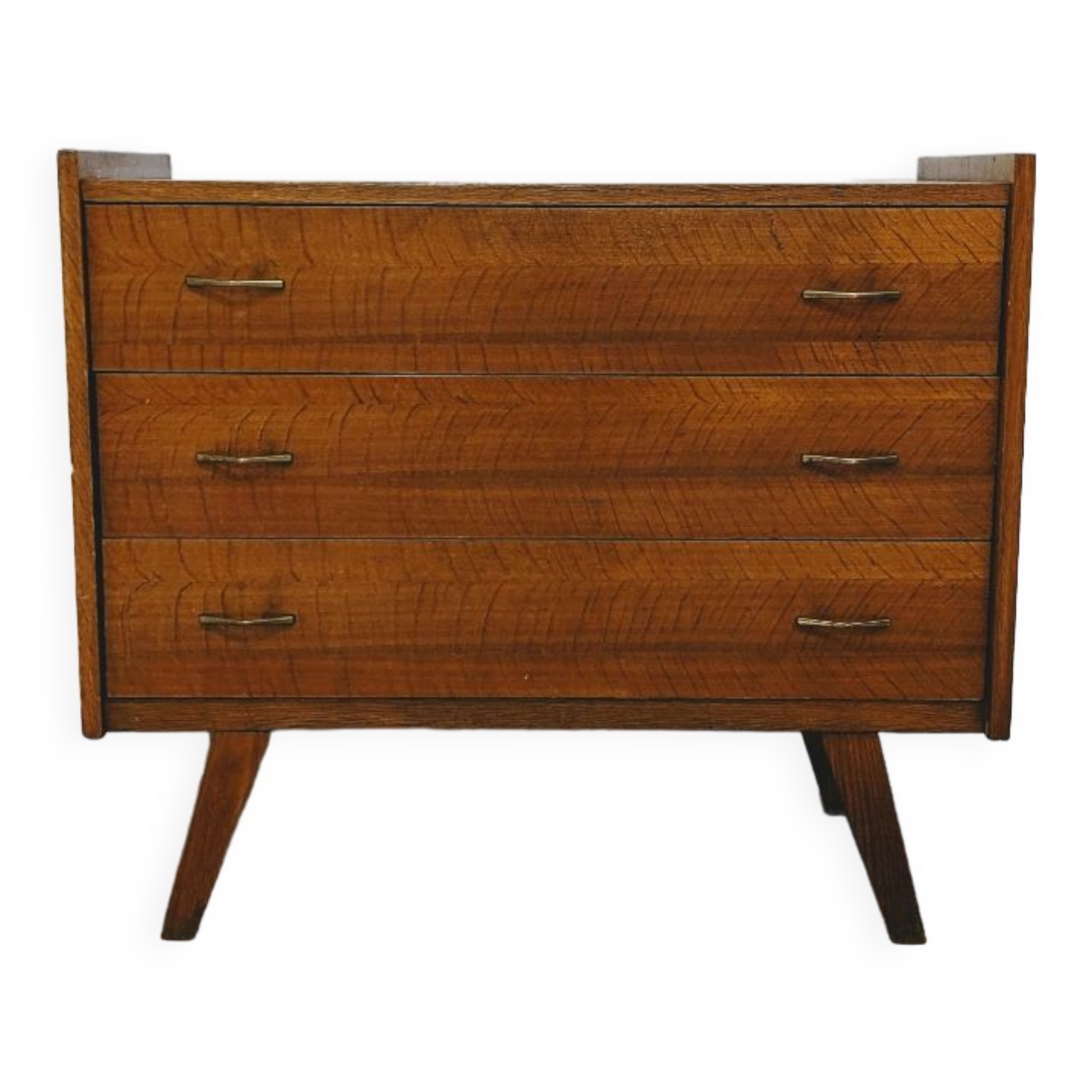 Vintage Scandinavian wooden chest of drawers