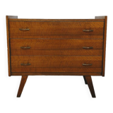 Vintage Scandinavian wooden chest of drawers