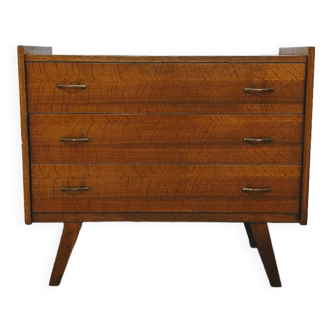 Vintage Scandinavian wooden chest of drawers