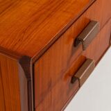 Italian sideboard or chest of drawers in teak Italy 1960