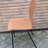 Set of 10 stackable industrial chairs