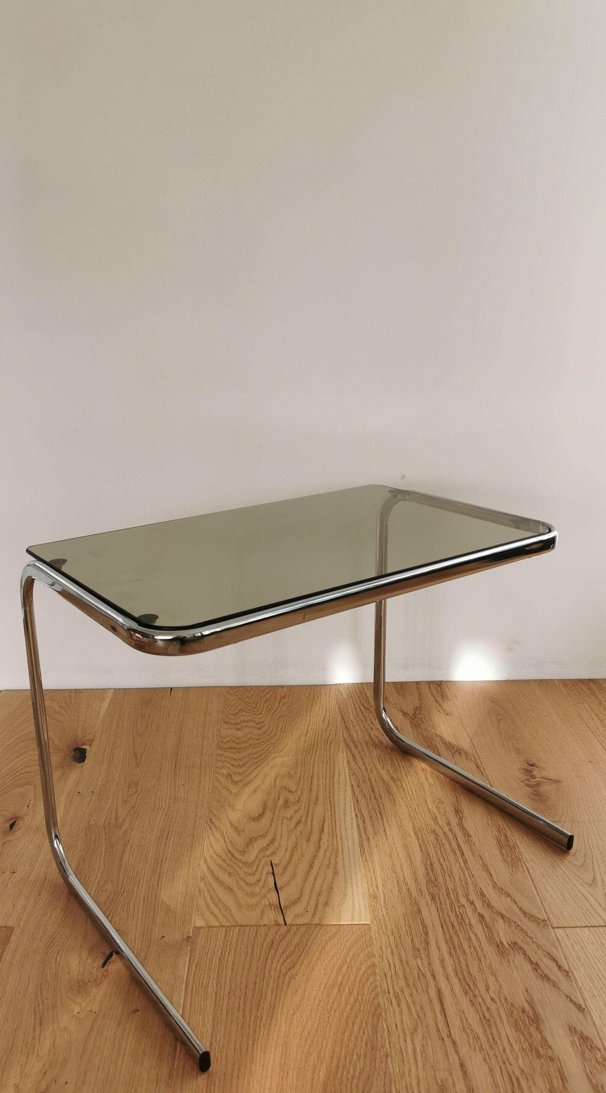 Vintage chrome side table