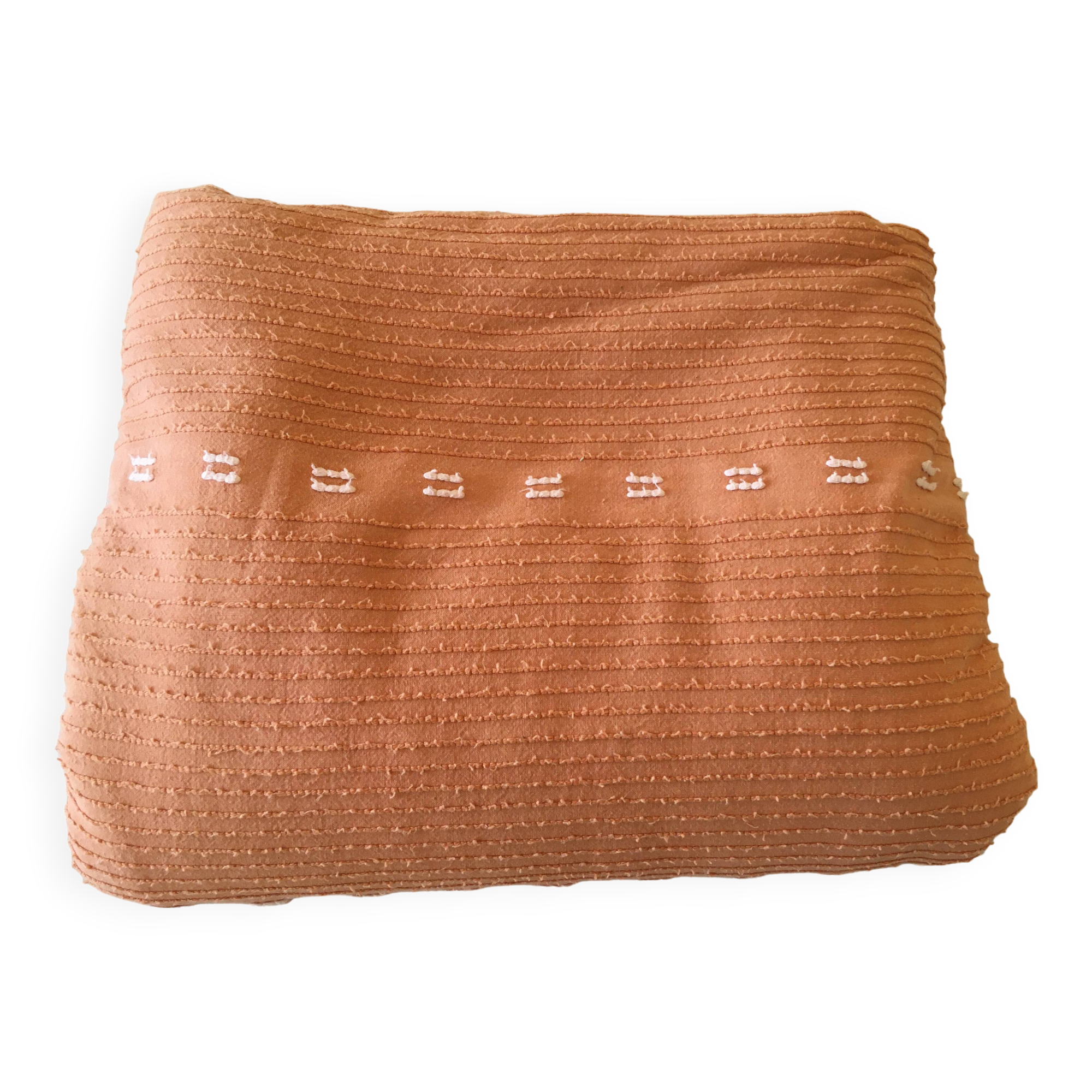 Candelwick plaid bedspread