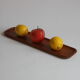 Teak wooden serving tray by Karl Holmberg, Sweden 1960s.