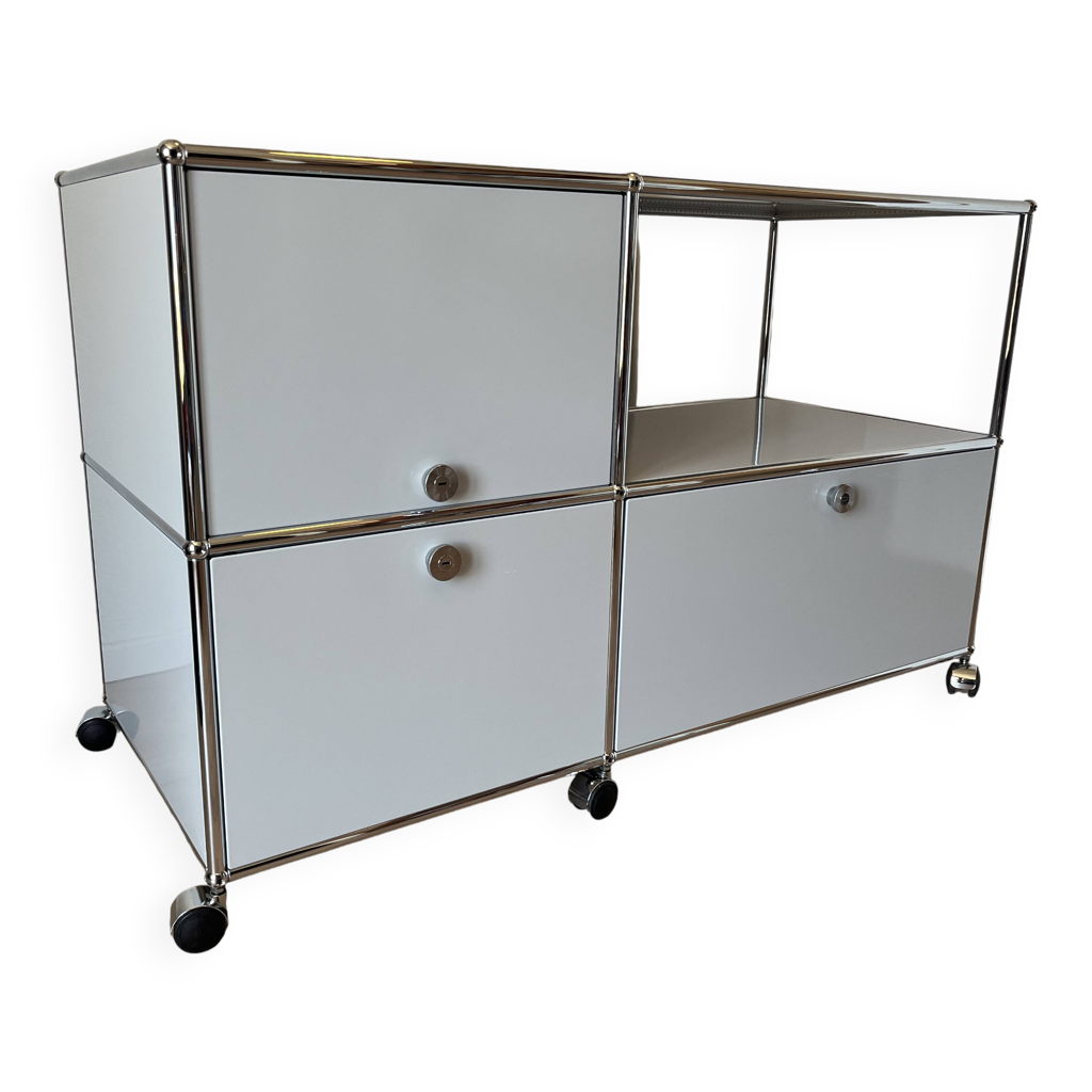 Commode USM Haller en Gris Clair | Selency