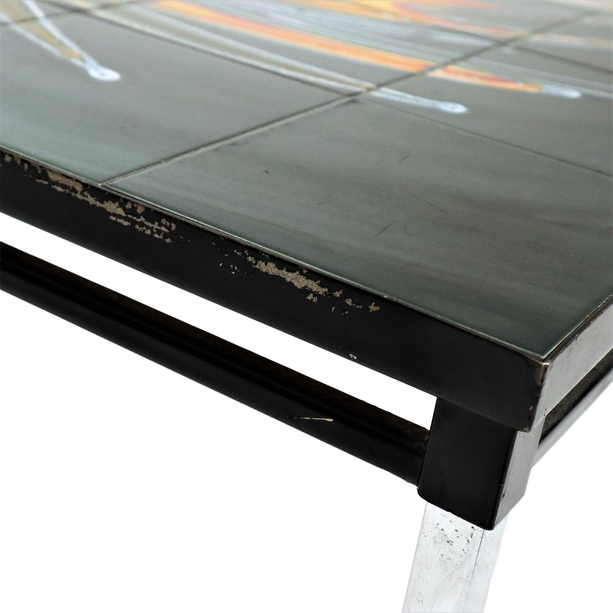 Adri coffee table side table ceramic tiles vintage design belarti 1960