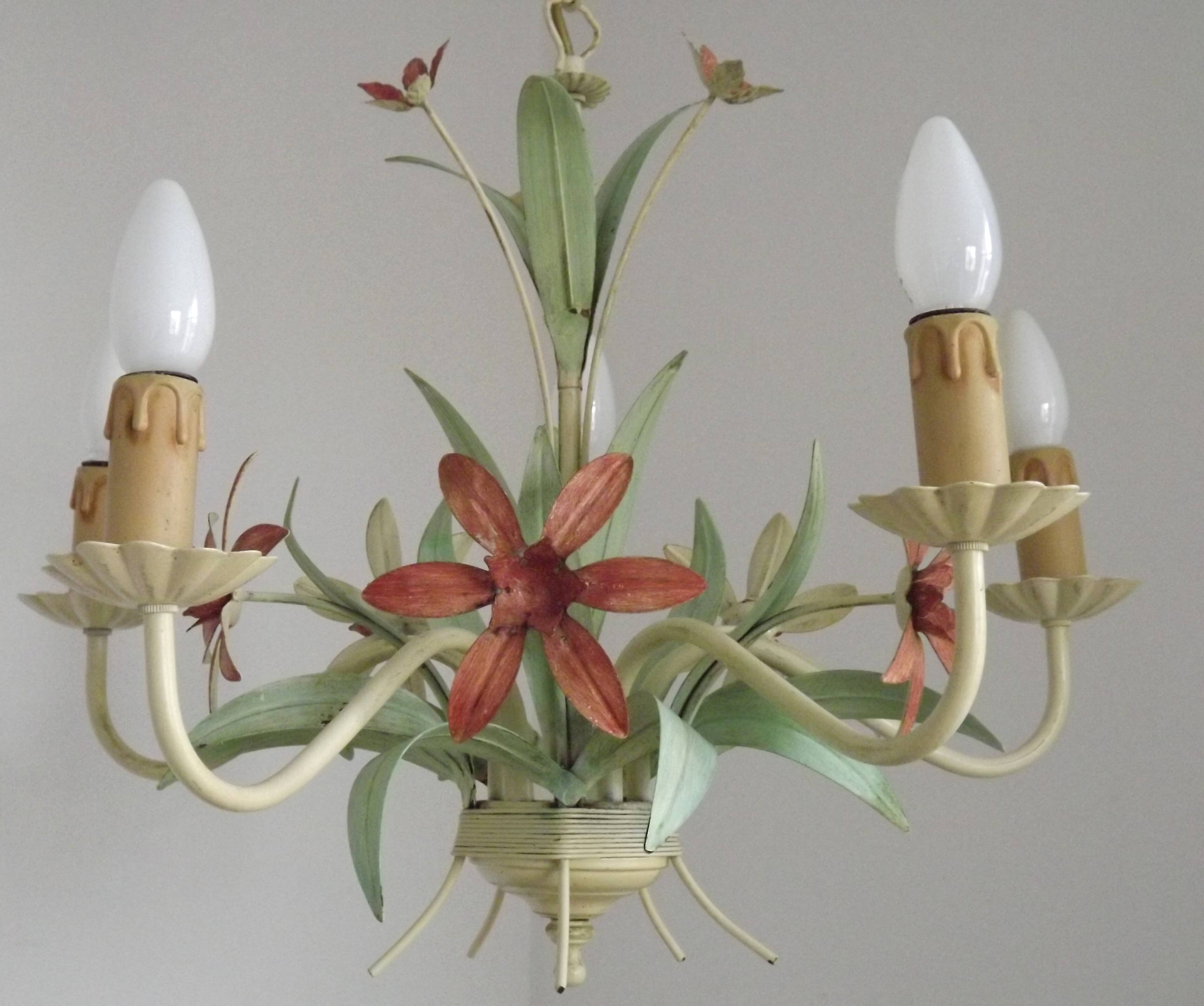 Lustre, style bouquet floral