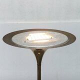 Vintage German floor lamp in Hollywood Regency style made of brass by Doria Leuchten, 1970s.