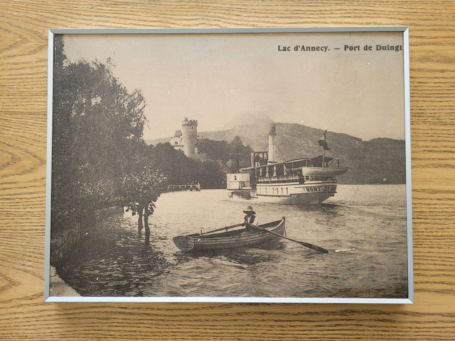 Pair of old photographic reproductions - Annecy