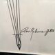Lot of 2 framed fashion illustrations Paco Rabanne
