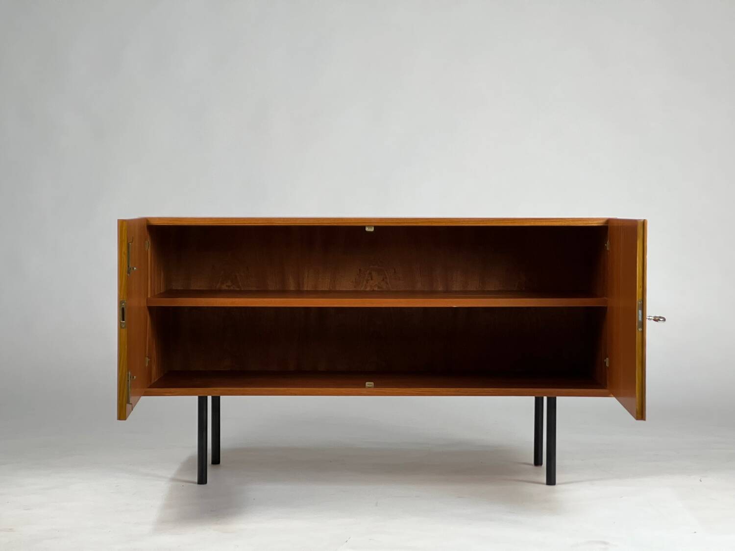 Vintage teak sideboard lowboard 60s mid-century design