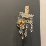 Vintage Italian Crystal Sconces 1950’s Set of 2